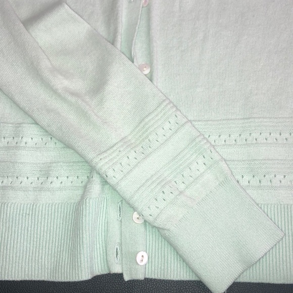 Mint Green Cardigan - Picture 2 of 5